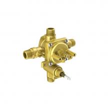 In2aqua 1000 2 98 2 - 4-port pressure balance valve, with diverter, without in2itiv rough-in mounting system