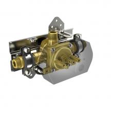 In2aqua 1001 2 99 2 - 3-port pressure balance valve, without diverter, with in2itiv rough-in mounting system