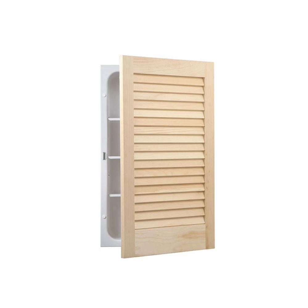 LOUVER DOOR 1DR 16X26 UNF HY/ST ST OVER