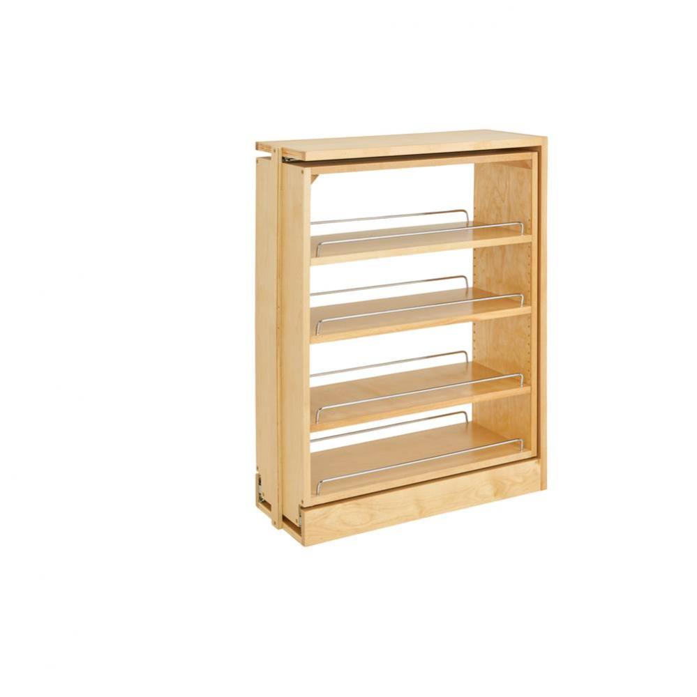 Wood Base Filler Pull Out Organizer for New Kitchen Applications