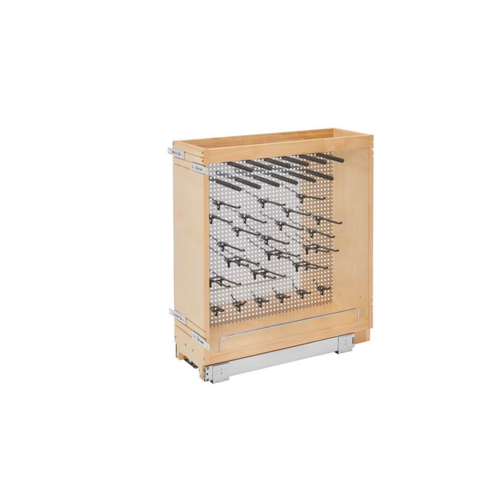 8 in Stainless Steel Base Cabinet Organizer