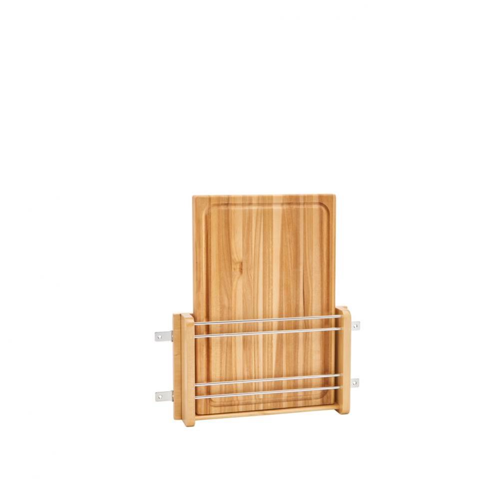 Wood Door Mount Cutting Board with Maple Cutting Board