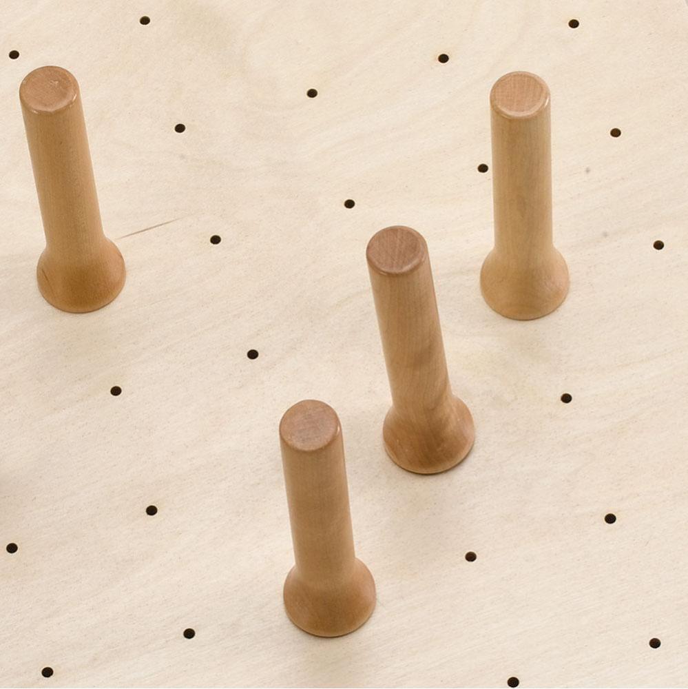 4-Pack of Wood Pegs for Rev-A-Shelf Wood Peg Boards