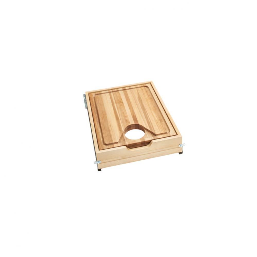 18 in Face Frame Cut-Out Cutting Board Drawer