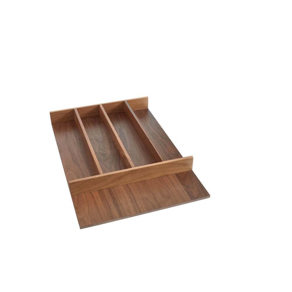 Walnut Trim to Fit Shallow Utility Drawer Insert Organizer