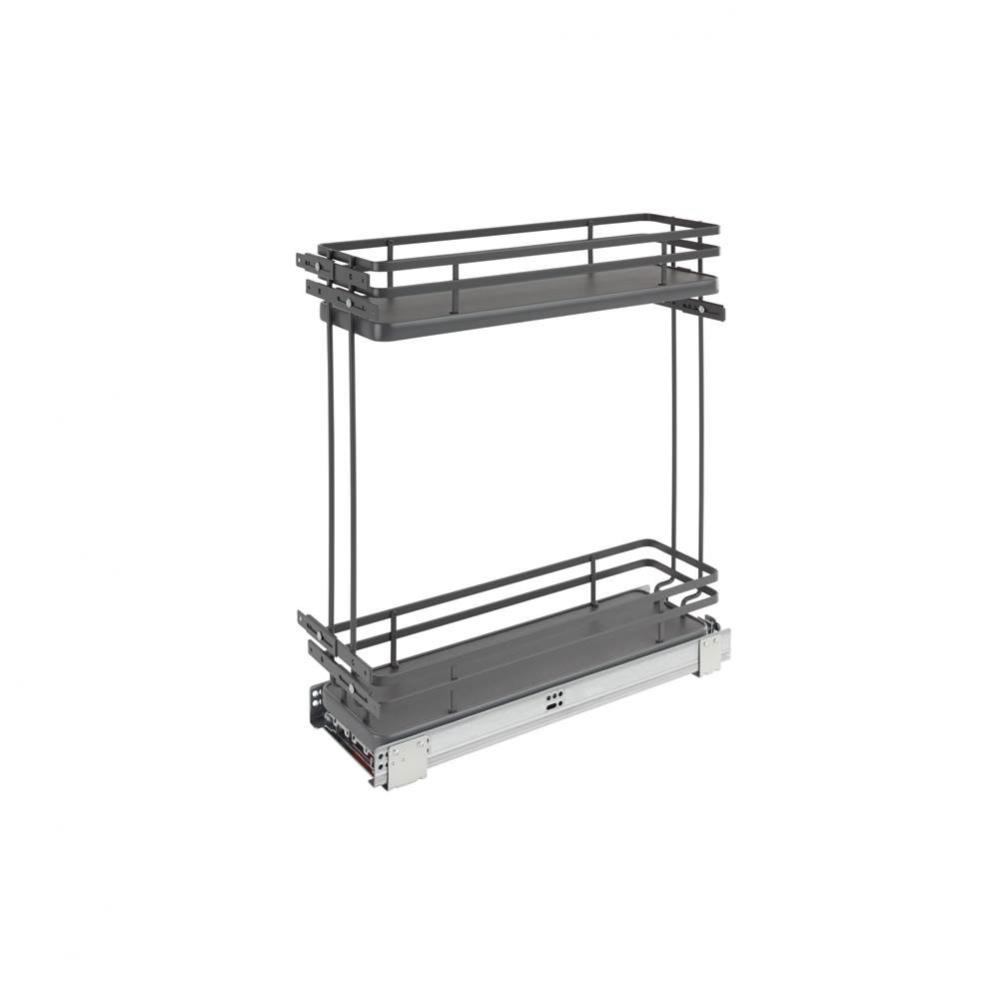 Two-Tier Sold Surface Pull Out Organizers w/Soft Close