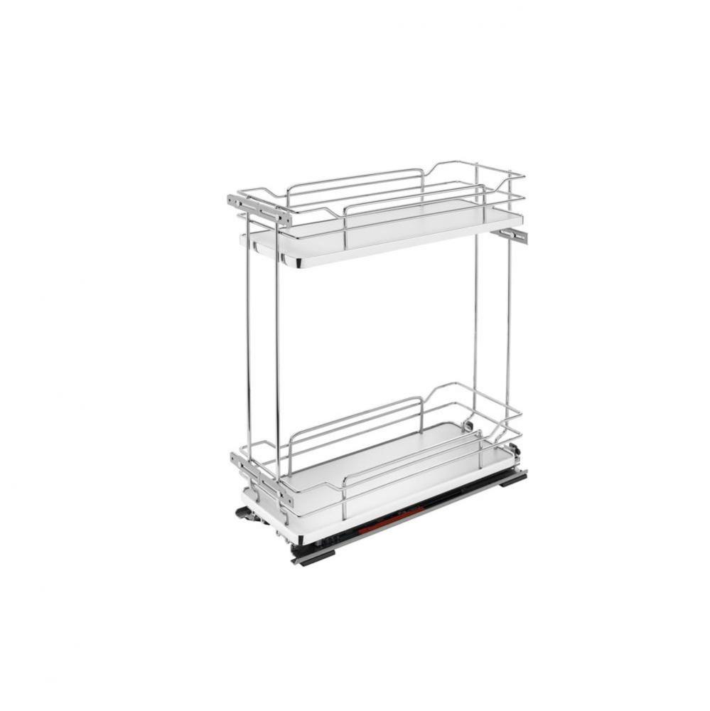 Two-Tier Sold Surface Pull Out Organizers w/Soft Close