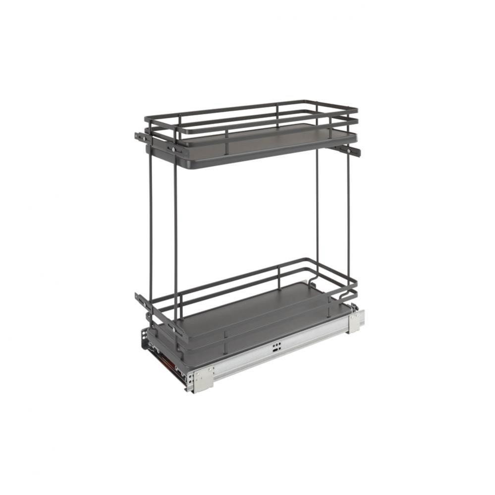 Two-Tier Sold Surface Pull Out Organizers w/Soft Close