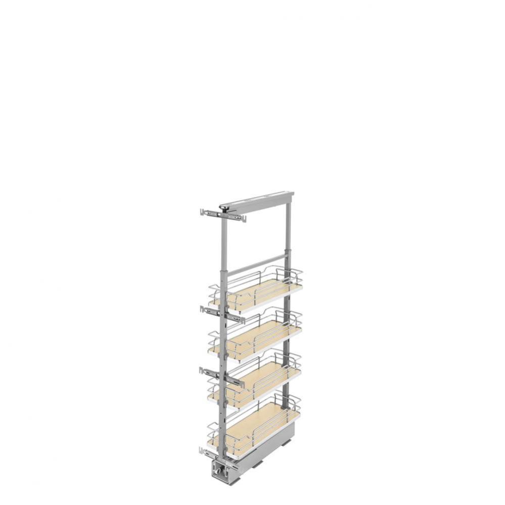 Adjustable Solid Surface Pantry System for Tall Pantry Cabinets