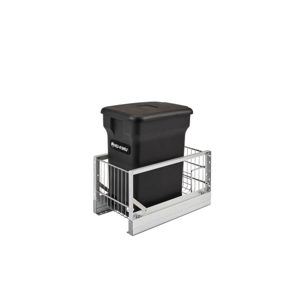 Aluminum Pull Out Compost Container w/Soft Close