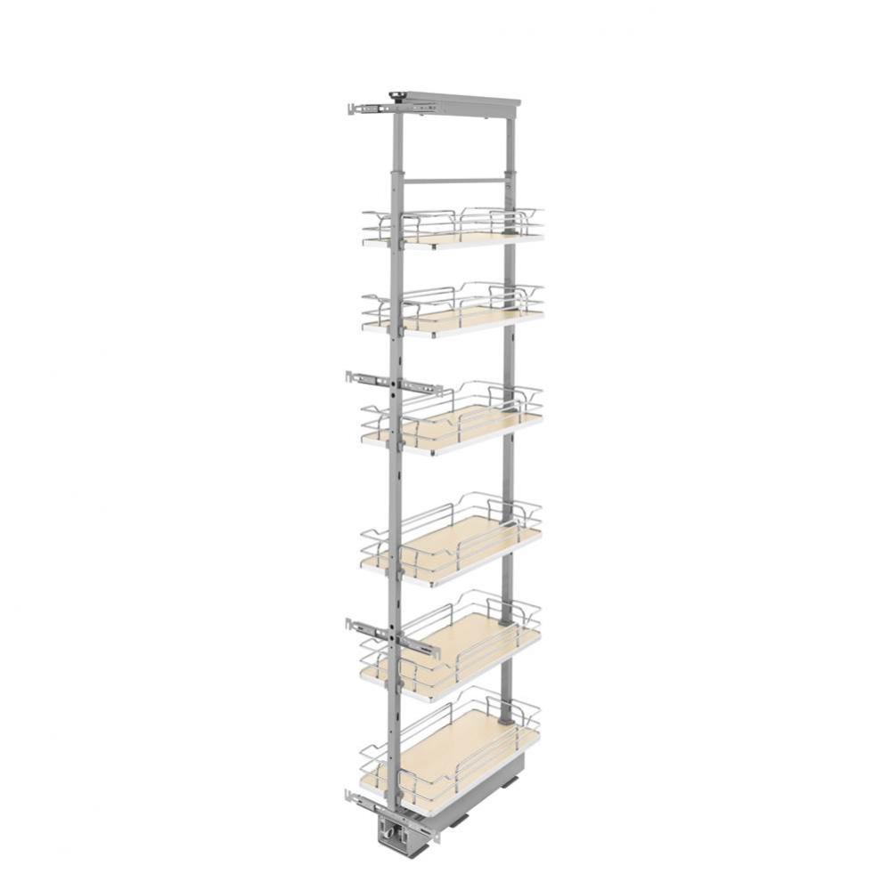 Adjustable Solid Surface Pantry System for Tall Pantry Cabinets