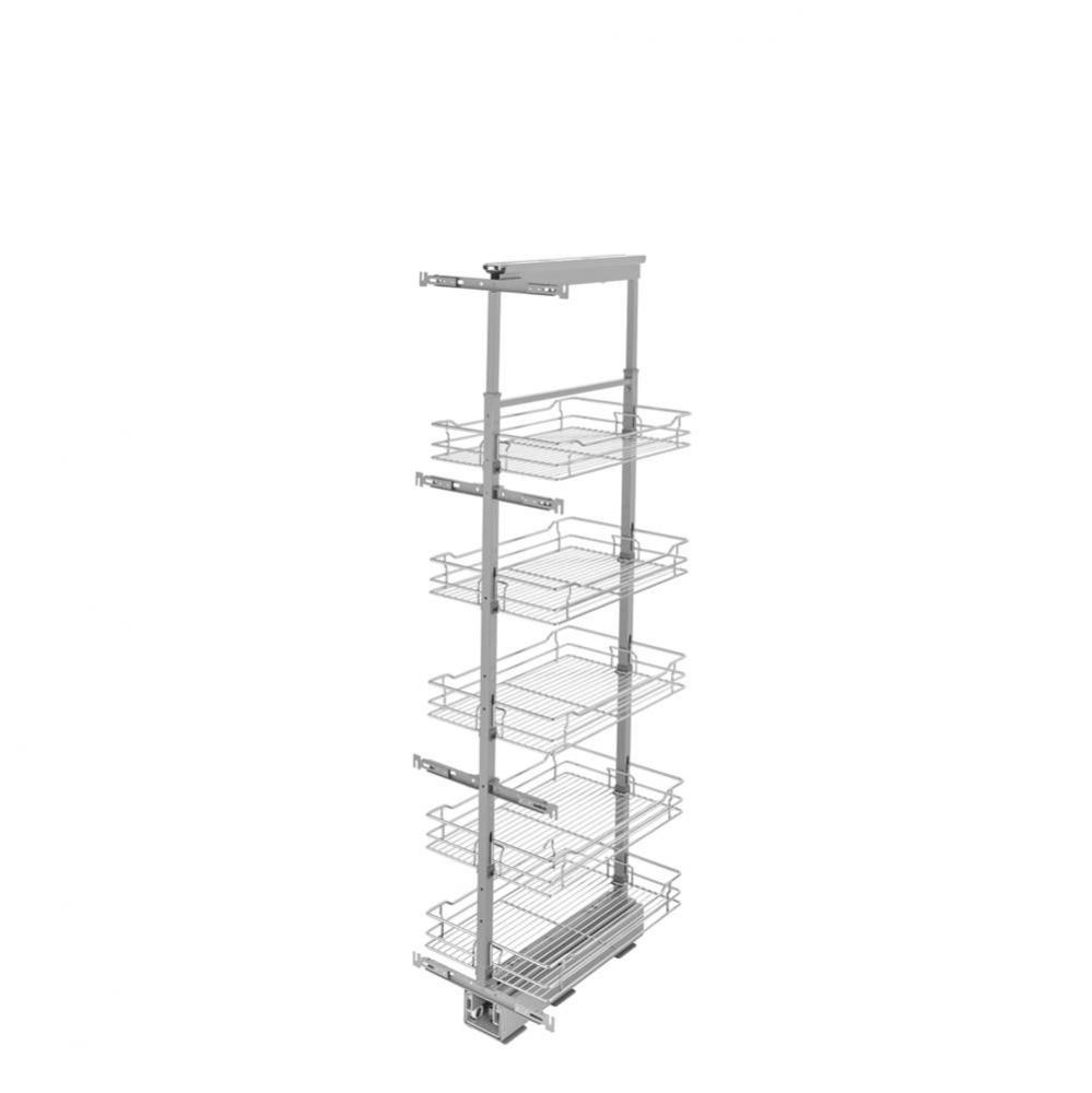 Adjustable Pantry System for Tall Pantry Cabinets