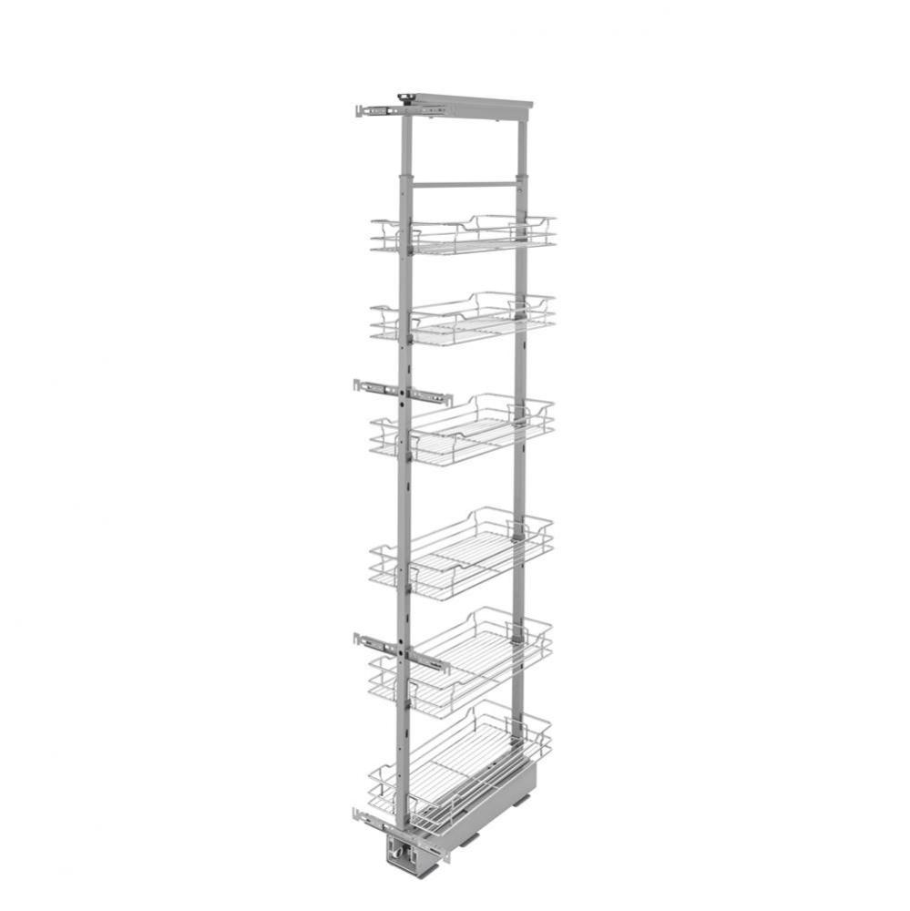 Adjustable Pantry System for Tall Pantry Cabinets