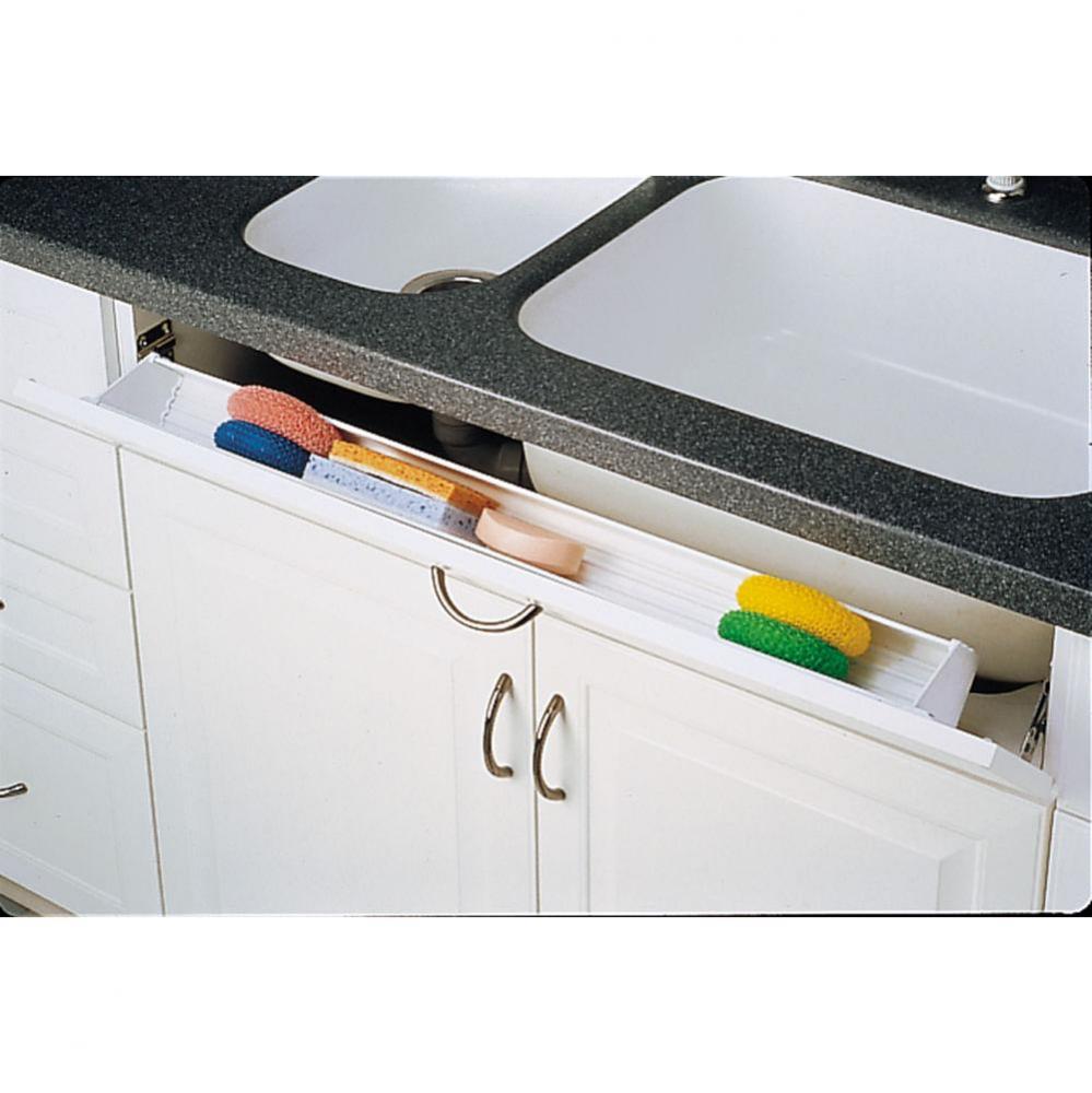 Polymer Trim to Fit Slim Tip Out Tray for Sink Base Cabinets