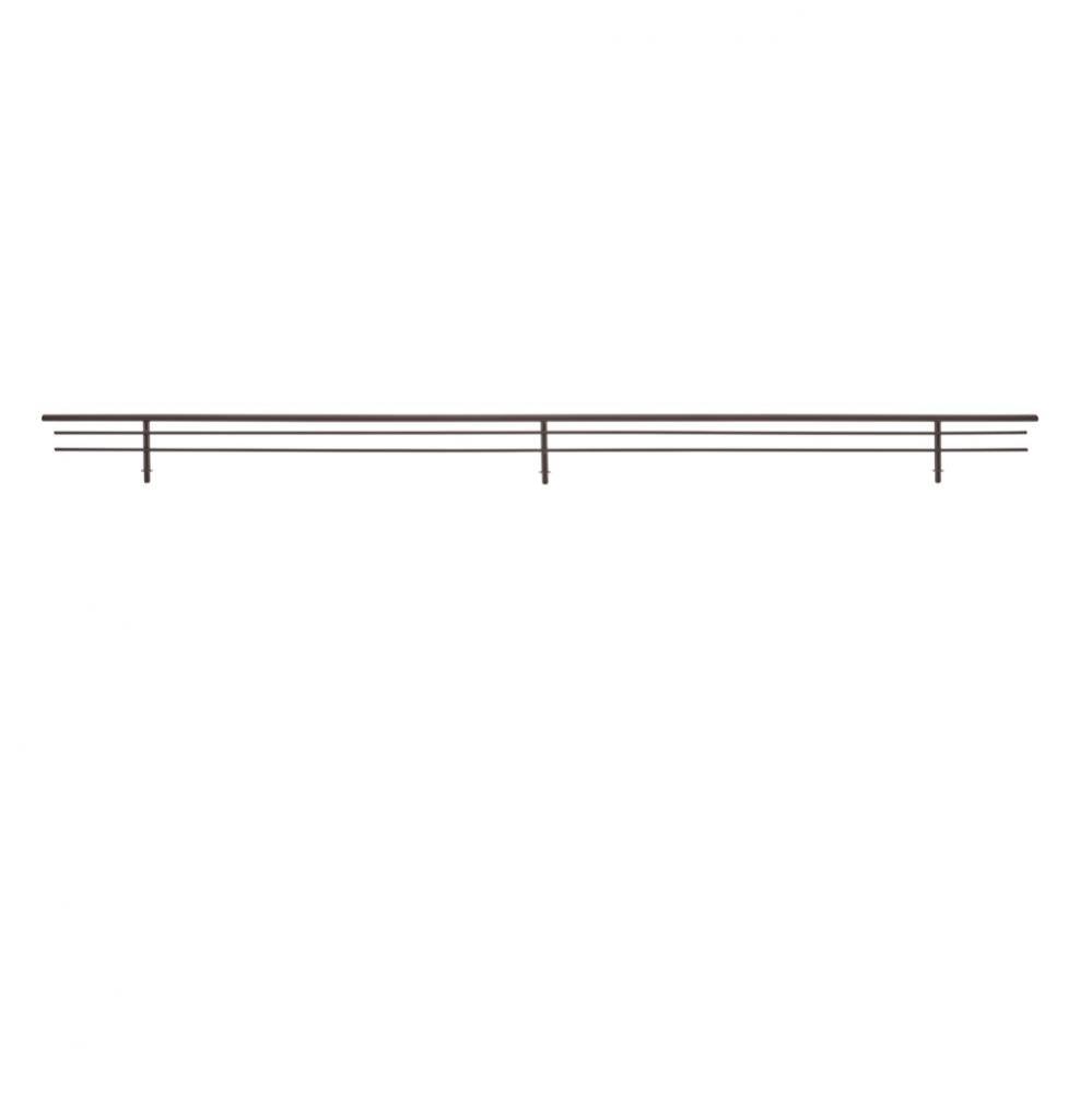 35 in Oil Rubbed Bronze Wire Shoe Rail