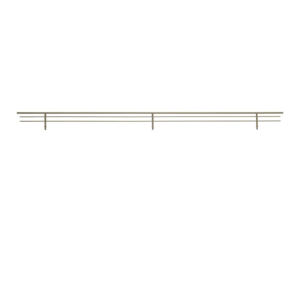 35 in Satin Nickel Wire Shoe Rail