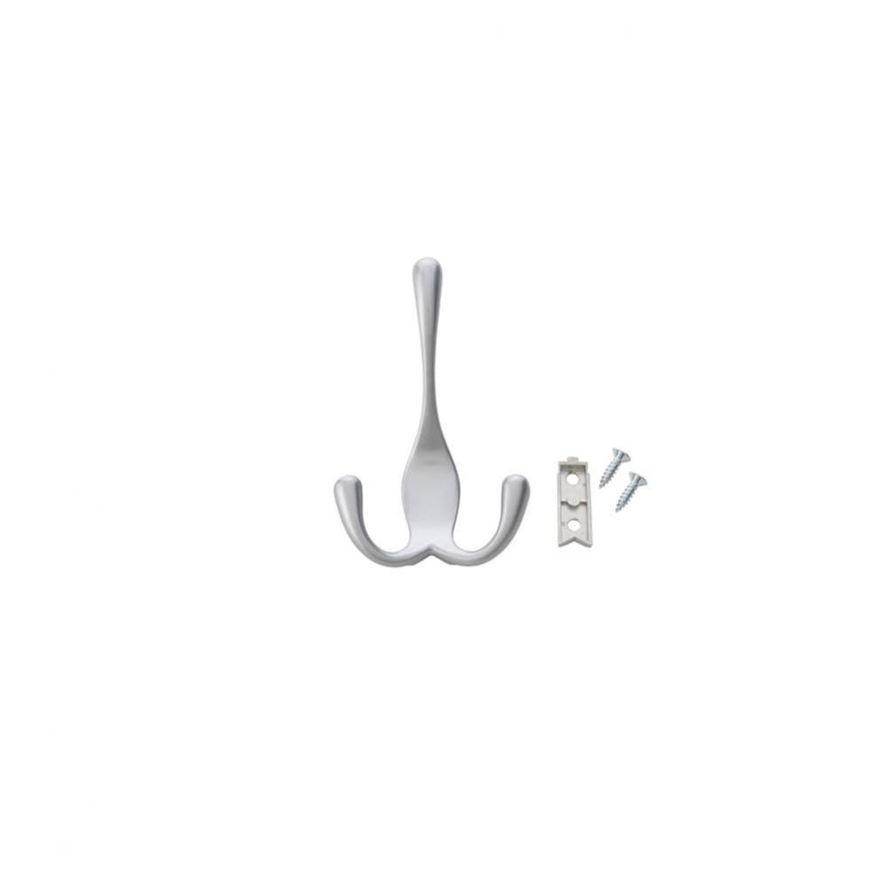 3-Way Decorative Wall/Closet Panel Hook