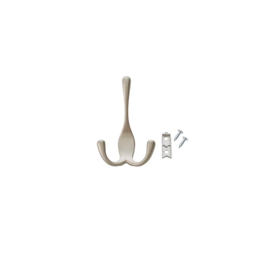 3-Way Decorative Wall/Closet Panel Hook