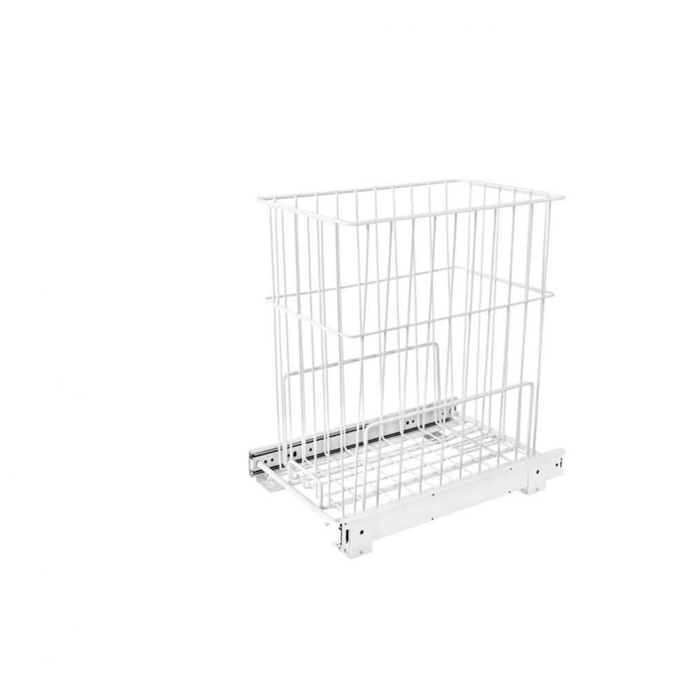 Steel Wire Pull Out Hamper for Vanity/Closet Applications