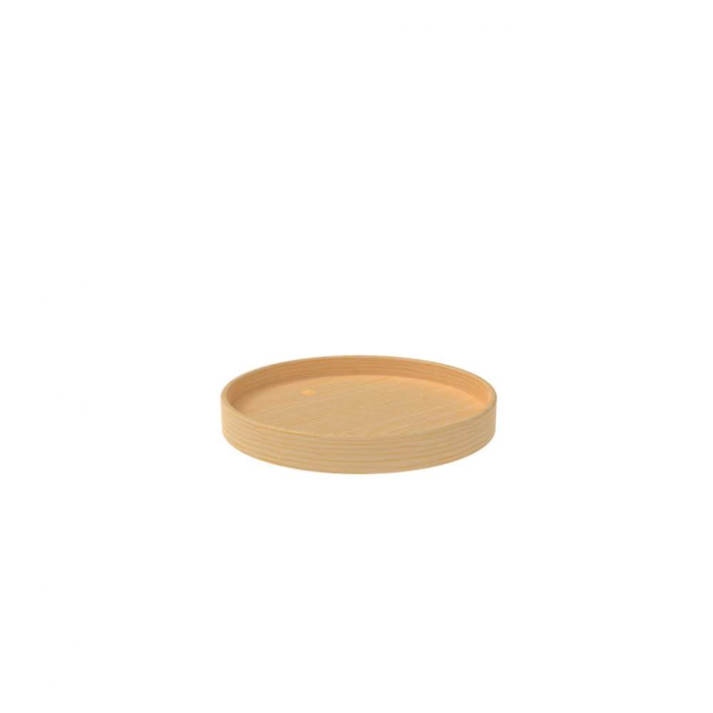 Natural Wood Full Circle Lazy Susan for Corner Wall Cabinets w/Swivel Bearing