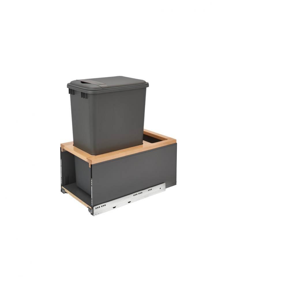 Legrabox Pull Out Double Waste/Trash Container for Full Height Cabinets w/Soft Close