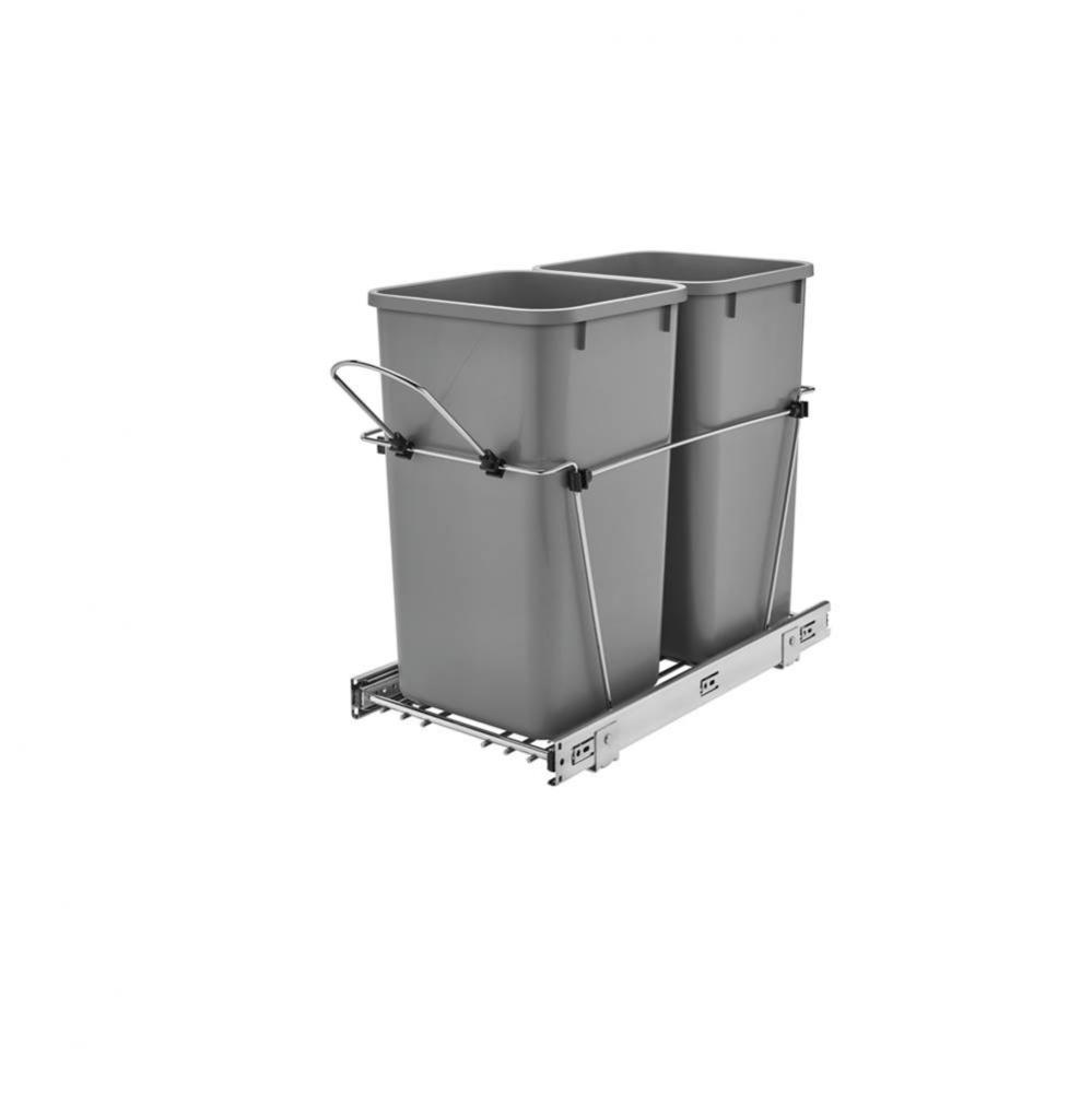 Chrome Steel Pull Out Waste/Trash Containers