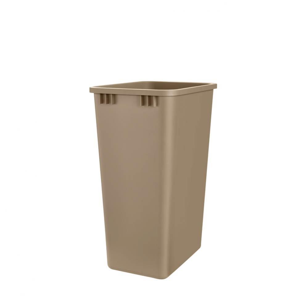 Polymer Replacement 50qt Waste/Trash Container for Rev-A-Shelf Pull Outs