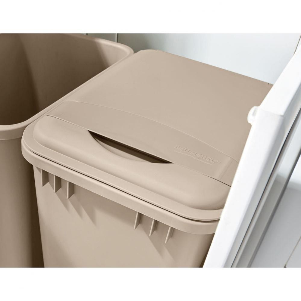 Polymer Lid for Rev-A-Shelf 35qt Waste/Trash Containers