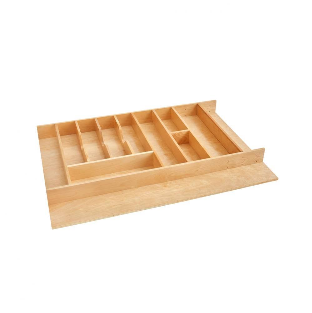 Wood Trim to Fit Shallow Utility/Cutlery Drawer Insert Organizer