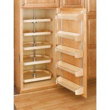 Rev-A-Shelf 4265-20-50 - 20 in. Pantry D-Shape Set -5 Shelves (no