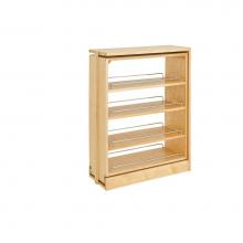 Rev-A-Shelf 432-BF-9C - Wood Base Filler Pull Out Organizer for New Kitchen Applications