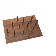 Rev-A-Shelf 4DPS-WN-3021 - Walnut Trim to Fit Drawer Peg Board Insert with Wooden Pegs