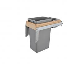 Rev-A-Shelf 4WCTM-1550BBSCDM-1 - Wood Top Mount Pull Out Trash/Waste Container w/Soft Close