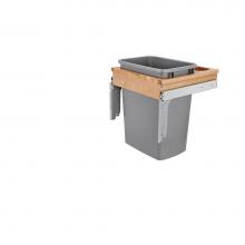 Rev-A-Shelf 4WCTM-1816DM-1 - Wood Top Mount Pull Out Single Trash/Waste Container with Reduced Depth
