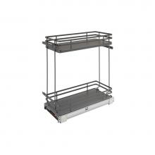 Rev-A-Shelf 5322-BCSC-9-FOG - Two-Tier Sold Surface Pull Out Organizers w/Soft Close