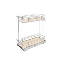 Rev-A-Shelf 5322-BCSC-9-MP - Two-Tier Sold Surface Pull Out Organizers w/Soft Close