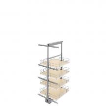 Rev-A-Shelf 5343-19-MP - Adjustable Solid Surface Pantry System for Tall Pantry Cabinets