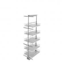 Rev-A-Shelf 5358-16-GR - Adjustable Solid Surface Pantry System for Tall Pantry Cabinets