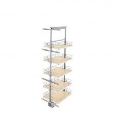 Rev-A-Shelf 5358-16-MP - Adjustable Solid Surface Pantry System for Tall Pantry Cabinets
