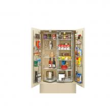 Rev-A-Shelf 5722-36CR - Steel Pivot Out Chef's Pantry w/Door Organizers