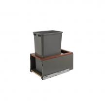 Rev-A-Shelf 5LB-1550OGWN-113 - Legrabox Pull Out Waste/Trash Container for Full Height Cabinets w/Soft Close