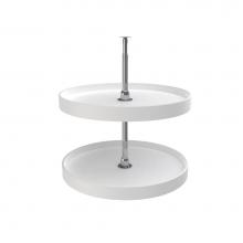 Rev-A-Shelf 6072-24-11-52 - Polymer Full-Circle 2-Shelf Lazy Susan for Corner Base Cabinets