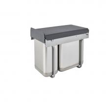 Rev-A-Shelf 8-785-30-2SS - Stainless Steel Undersink Double Waste Container