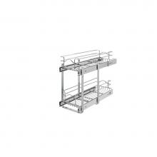Rev-A-Shelf 5WB2-0922CR-1 - Two-Tier Bottom Mount Pull Out Steel Wire Organizer