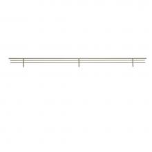 Rev-A-Shelf CSR-35SN-10 - 35 in Satin Nickel Wire Shoe Rail