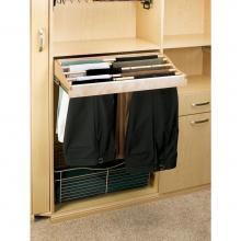 Rev-A-Shelf CWPR-3014-1 - 30 in Wood Pants Rack Organizer