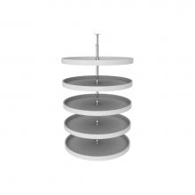 Rev-A-Shelf 6065-32-11-52 - RAS Polymer Full Circle (5) Shelf Lazy Susan for Walk-In Pantry