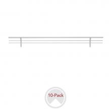 Rev-A-Shelf CSRSL-18SC-10 - Sidelines Closet Shoe Rail for Custom Closet Systems (10 pack)