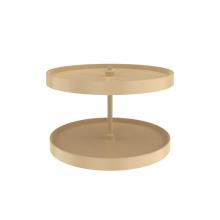 Rev-A-Shelf LD-2062-24BM-15-1 - Lazy Daisy Polymer Full Circle (2) Shelf Lazy Susan w/Bottom-Mount Hardware for Corner Wall Cabine