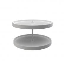 Rev-A-Shelf LD-2062-28BM-11-1 - Polymer Full Circle 2-Shelf Lazy Susan w/Bottom Mount Hardware for Corner Base Cabinets